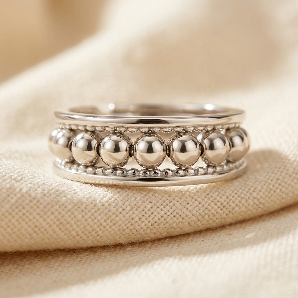 BEAD BAND Silver